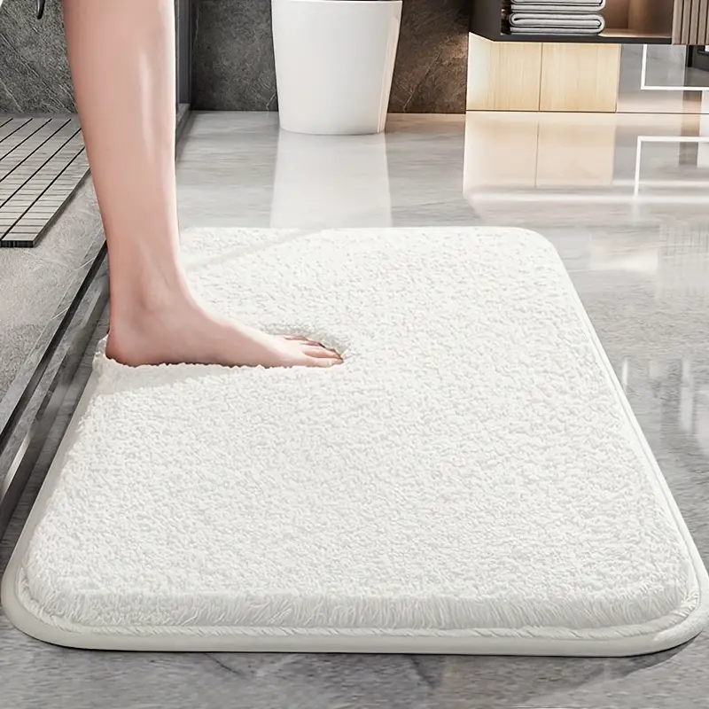 Cloud Plush Rectangular Bath Mat