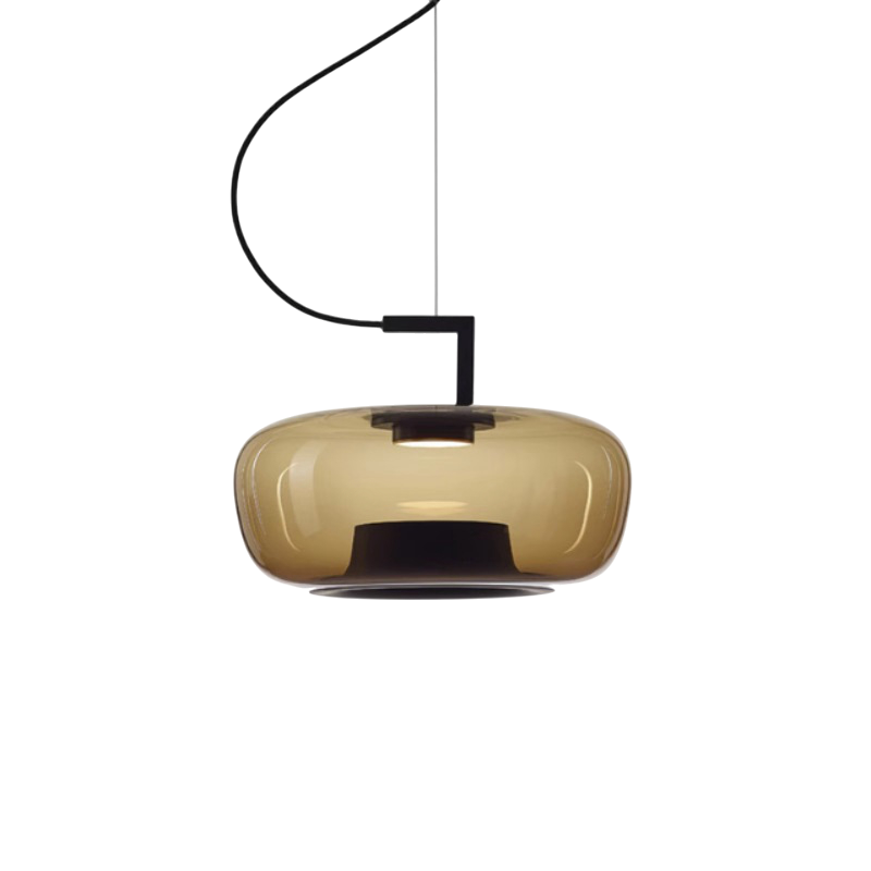 Vesper Sculpted Glass Pendant Light - product detail 7